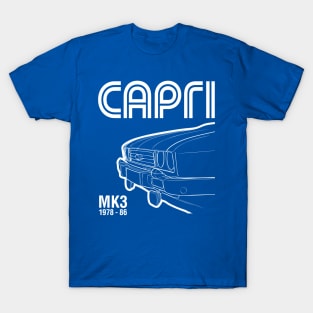 Retro 1978 - 1986 Capri MK3 T-Shirt Design T-Shirt